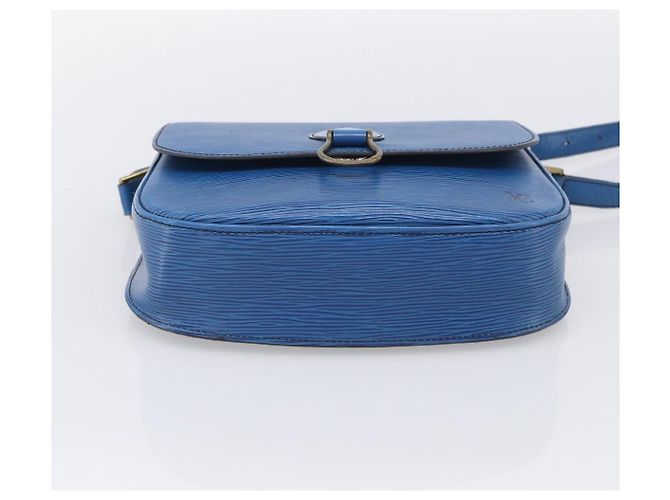 Saint-Cloud LOUIS VUITTON Epi Saint Cloud GM Shoulder Bag Toledo Blue M52195 LV - vista 5