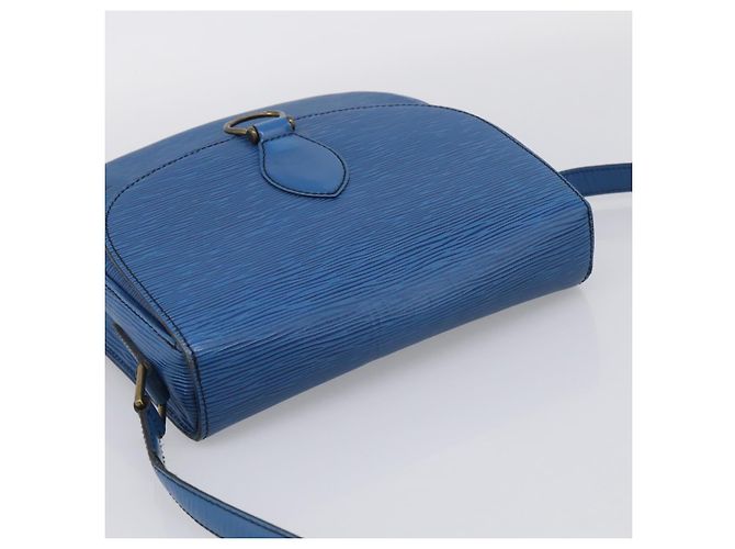 Saint-Cloud LOUIS VUITTON Epi Saint Cloud GM Shoulder Bag Toledo Blue M52195 LV - vista 6
