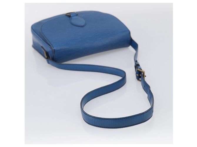 Saint-Cloud LOUIS VUITTON Epi Saint Cloud GM Shoulder Bag Toledo Blue M52195 LV - vista 7