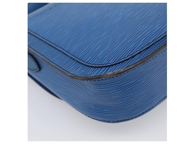 Saint-Cloud LOUIS VUITTON Epi Saint Cloud GM Shoulder Bag Toledo Blue M52195 LV - vista 8