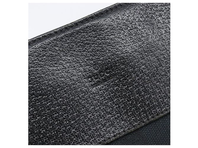 GUCCI GG Canvas Shoulder Bag Black Silver 27639 - vista 17