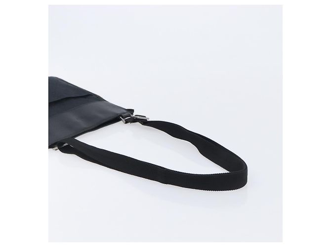 GUCCI GG Canvas Shoulder Bag Black Silver 27639 - vista 7