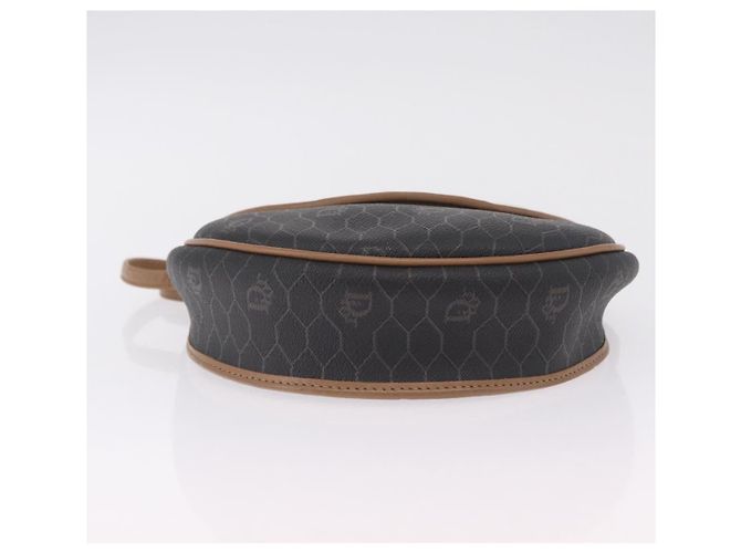 Christian Dior Honeycomb Shoulder Bag PVC Black Gold - vista 9