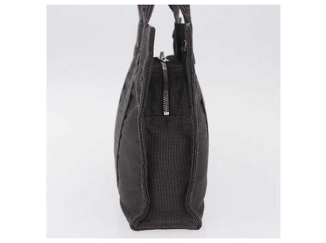 Hermès HERMES Her Line PM Hand Bag Canvas Gray Silver - Ansicht 4