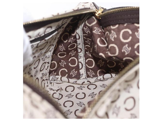 Céline CELINE C Macadam Shoulder Bag Canvas Brown Gold Tone - Ansicht 20