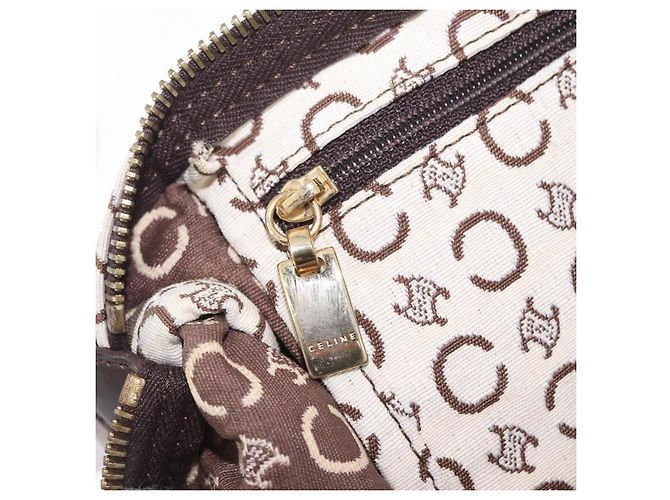 Céline CELINE C Macadam Shoulder Bag Canvas Brown Gold Tone - Ansicht 22
