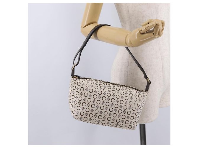 Céline CELINE C Macadam Shoulder Bag Canvas Brown Gold Tone - Ansicht 25