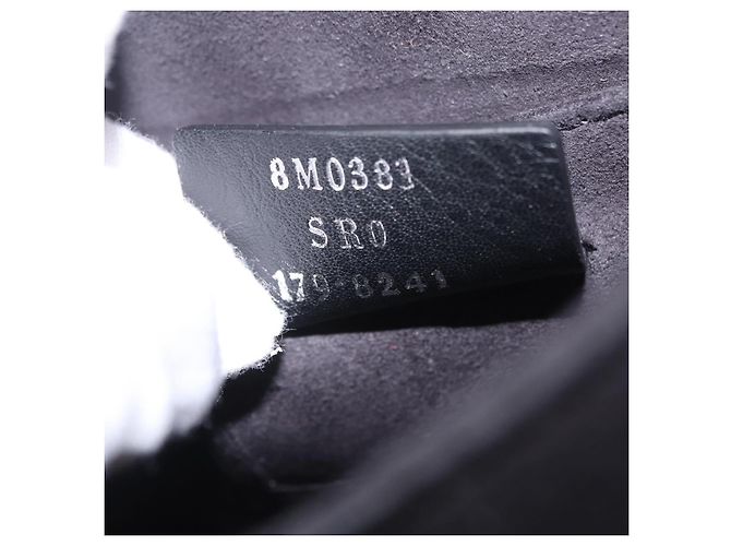 FENDI Canay Chain Shoulder Bag Leather Black Silver 8M0381 - vista 26