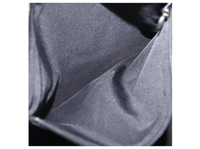 CHANEL Chain Shoulder Tote Bag Leather Black Silver CC - vista 22