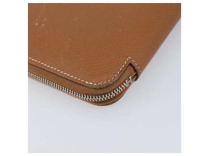Hermès HERMES Azap Long Silk In Long Wallet Leather Brown Silver - vista 11