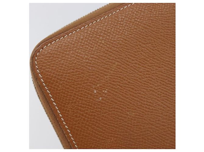Hermès HERMES Azap Long Silk In Long Wallet Leather Brown Silver - vista 12