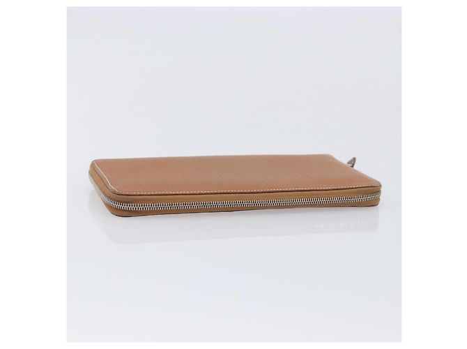 Hermès HERMES Azap Long Silk In Long Wallet Leather Brown Silver - vista 6