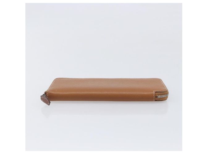 Hermès HERMES Azap Long Silk In Long Wallet Leather Brown Silver - vista 7