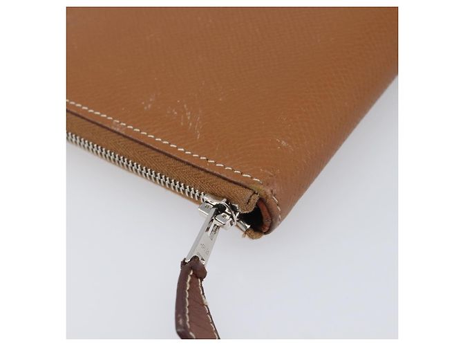 Hermès HERMES Azap Long Silk In Long Wallet Leather Brown Silver - vista 9