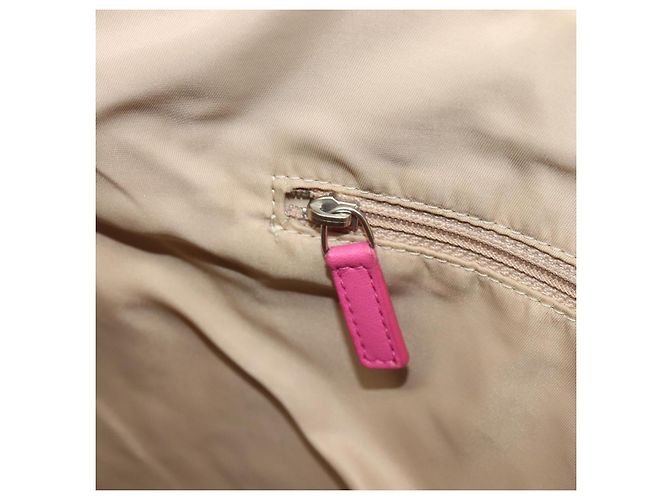 Christian Dior Trotter Canvas Shoulder Bag Beige Silver - vista 23