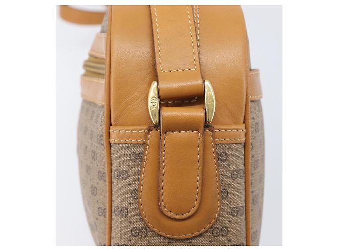 GUCCI Micro GG Supreme Web Sherry Line Bag PVC Beige 001 261 0942 - vista 14
