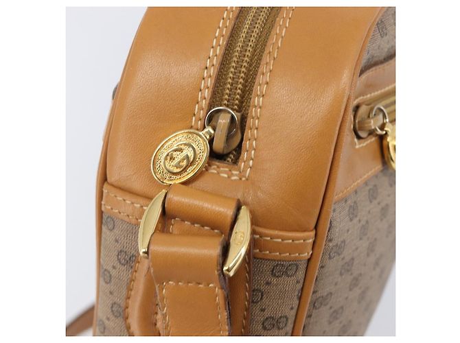 GUCCI Micro GG Supreme Web Sherry Line Bag PVC Beige 001 261 0942 - vista 16