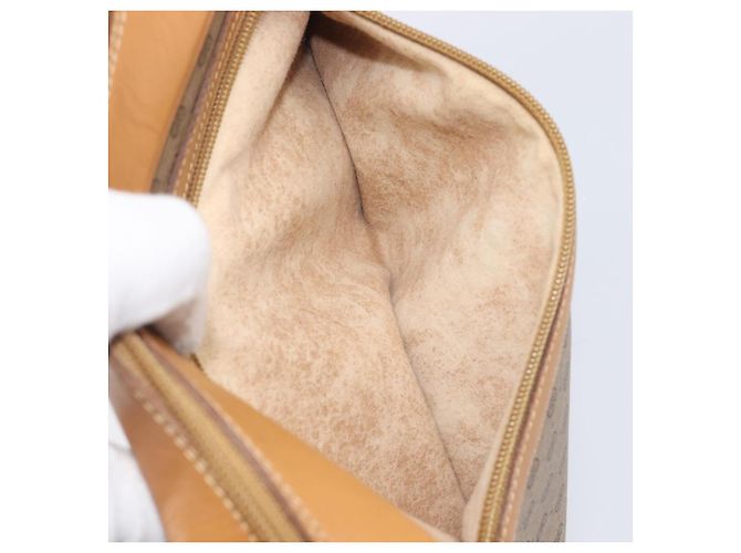 GUCCI Micro GG Supreme Web Sherry Line Bag PVC Beige 001 261 0942 - vista 24