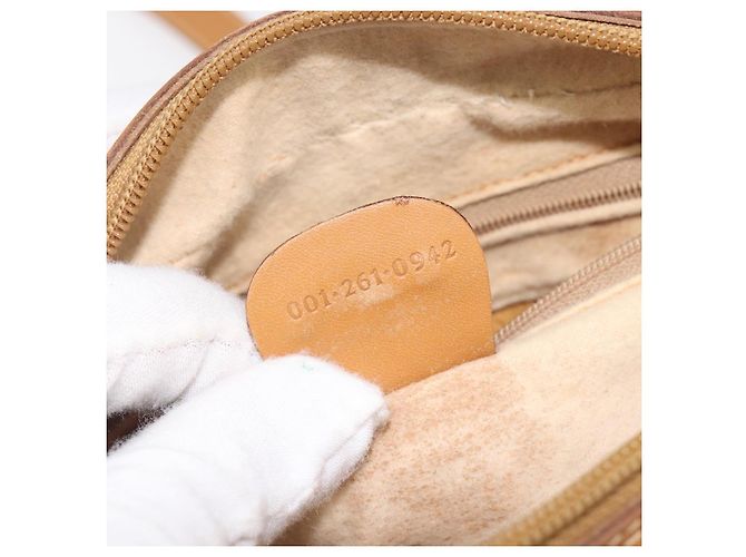GUCCI Micro GG Supreme Web Sherry Line Bag PVC Beige 001 261 0942 - vista 25