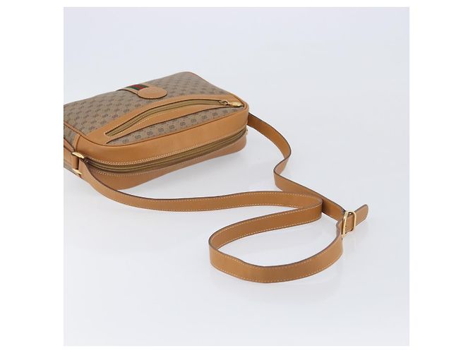 GUCCI Micro GG Supreme Web Sherry Line Bag PVC Beige 001 261 0942 - vista 7