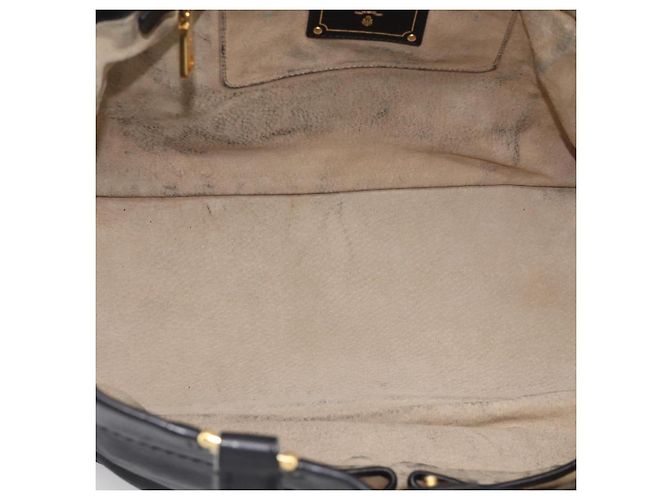PRADA Handtasche Vittero Dino Leather 2way Black Gold - Ansicht 10