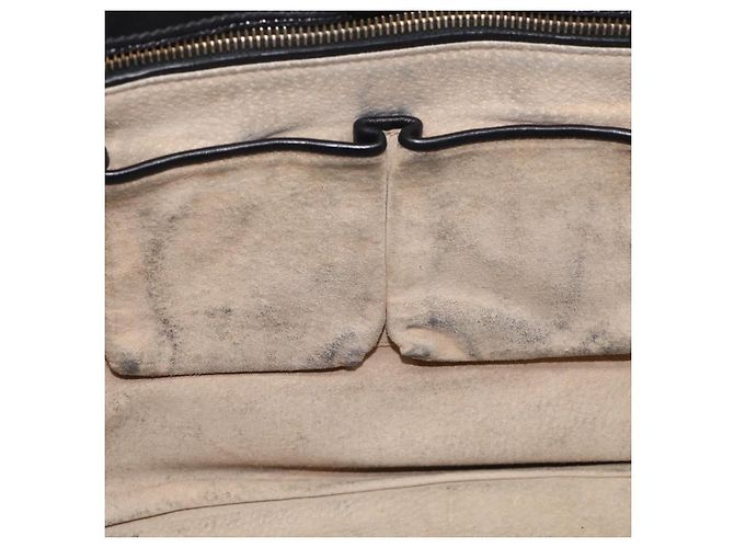 PRADA Handtasche Vittero Dino Leather 2way Black Gold - Ansicht 11