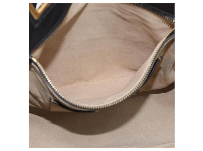 PRADA Handtasche Vittero Dino Leather 2way Black Gold - Ansicht 27