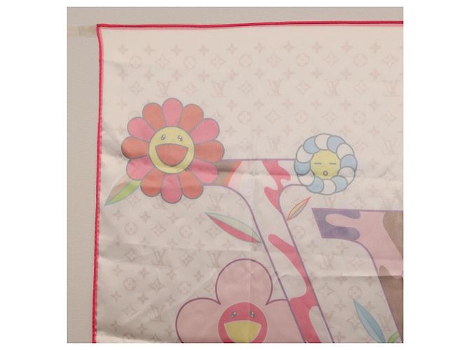 LOUIS VUITTON LVxTM Superflat Scarf Silk Multicolor M96097 LV - Ansicht 13