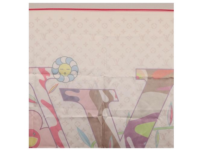 LOUIS VUITTON LVxTM Superflat Scarf Silk Multicolor M96097 LV - Ansicht 14