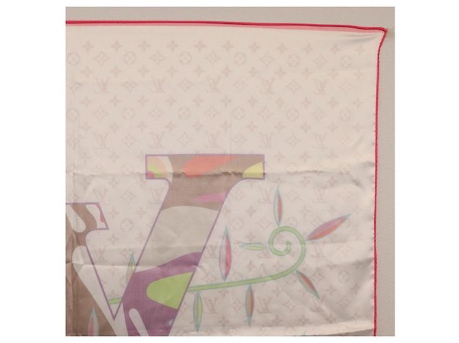 LOUIS VUITTON LVxTM Superflat Scarf Silk Multicolor M96097 LV - Ansicht 15