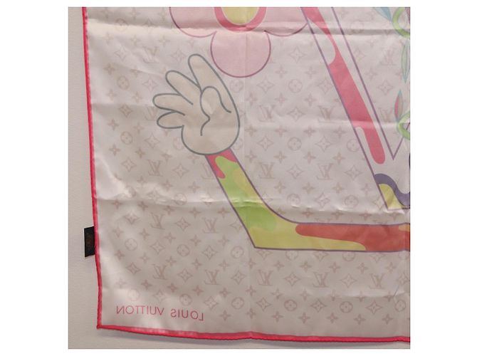 LOUIS VUITTON LVxTM Superflat Scarf Silk Multicolor M96097 LV - Ansicht 19