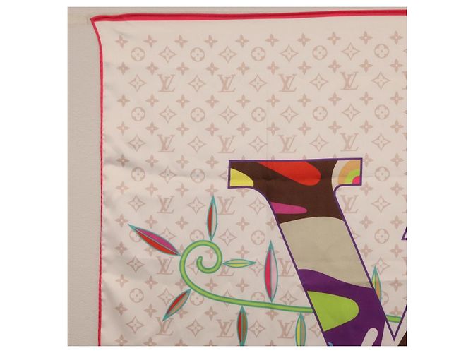 LOUIS VUITTON LVxTM Superflat Scarf Silk Multicolor M96097 LV - Ansicht 2