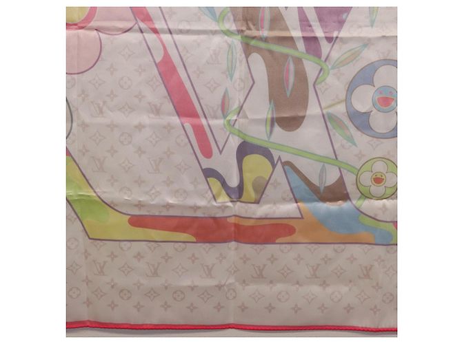 LOUIS VUITTON LVxTM Superflat Scarf Silk Multicolor M96097 LV - Ansicht 20