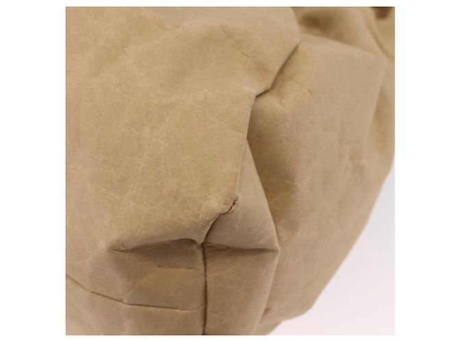 Bottega Veneta Sac à épaule en cuir Paper Beige - vue 14