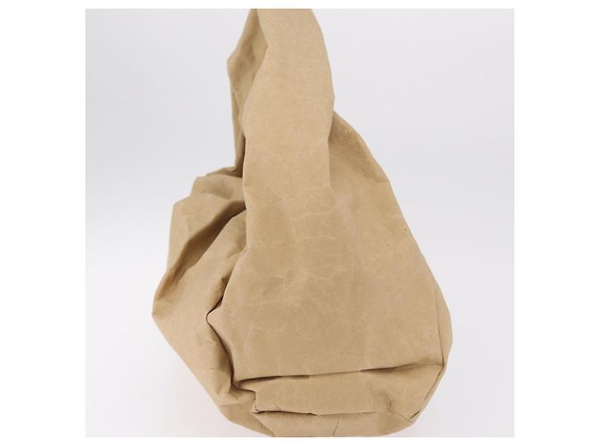 Bottega Veneta Sac à épaule en cuir Paper Beige - vue 4