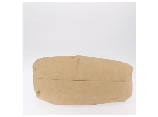 Bottega Veneta Sac à épaule en cuir Paper Beige - vue 5