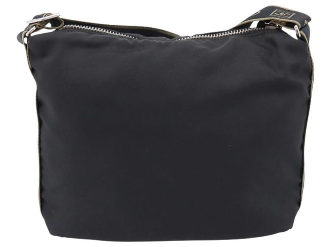 CHANEL Sports Line Shoulder Bag Canvas Black Silver CC - vista 3