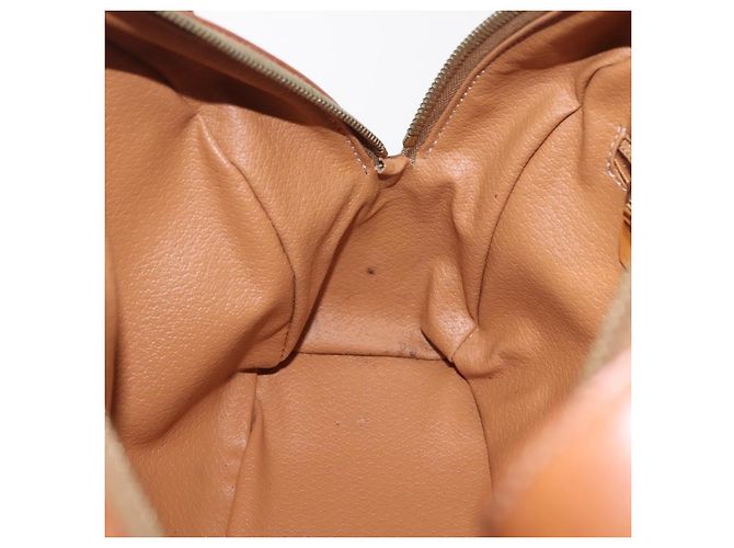 Céline CELINE Macadam Canvas Hand Bag PVC Leather Brown Gold - vista 20