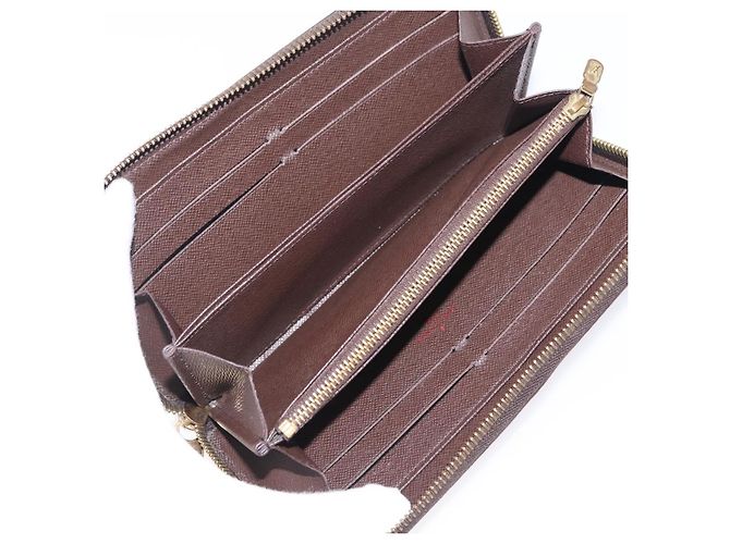 LOUIS VUITTON Damier Ebene Zippy Wallet Long Wallet N41661 LV - vista 10