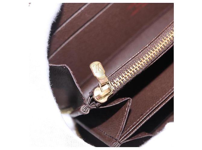 LOUIS VUITTON Damier Ebene Zippy Wallet Long Wallet N41661 LV - vista 24