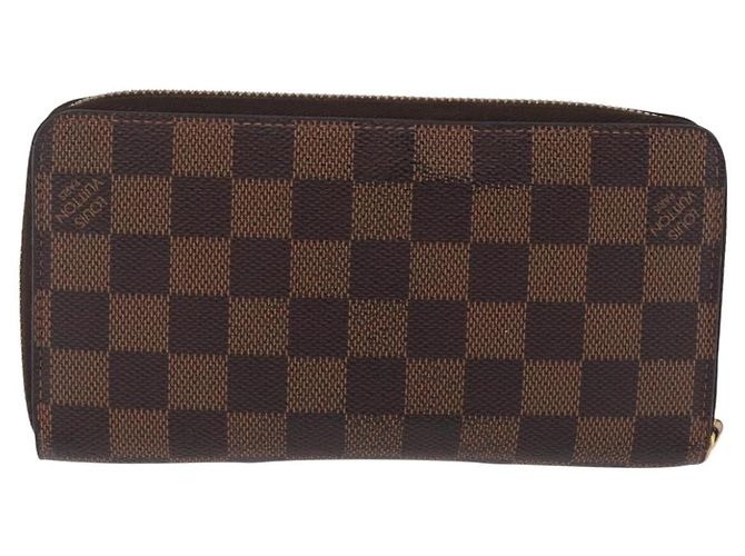 LOUIS VUITTON Damier Ebene Zippy Wallet Long Wallet N41661 LV - vista 3