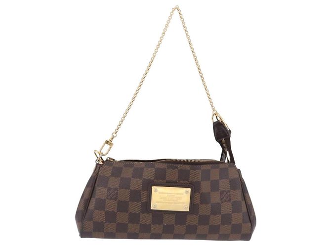 LOUIS VUITTON Damier Ebene Eva Shoulder Bag N55213 LV - vista 13