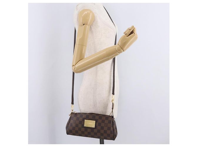 LOUIS VUITTON Damier Ebene Eva Shoulder Bag N55213 LV - vista 26