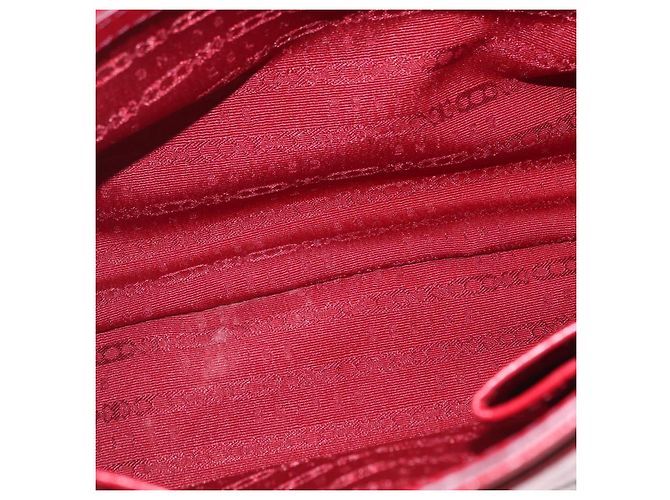 Céline CELINE Boogie Bag Handtasche Lackrot Silber - Ansicht 19