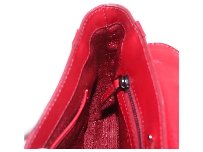 Céline CELINE Boogie Bag Handtasche Lackrot Silber - Ansicht 21