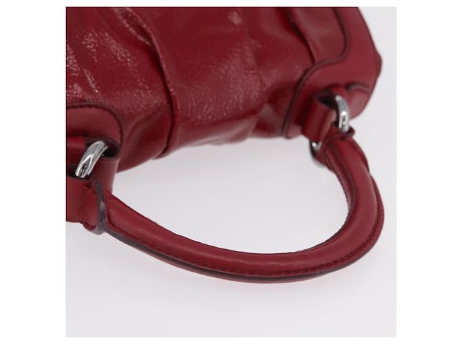 Céline CELINE Boogie Bag Handtasche Lackrot Silber - Ansicht 7