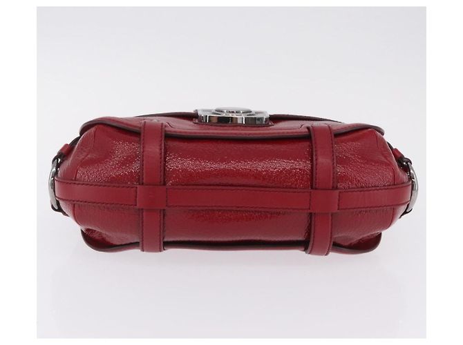 Céline CELINE Boogie Bag Handtasche Lackrot Silber - Ansicht 9