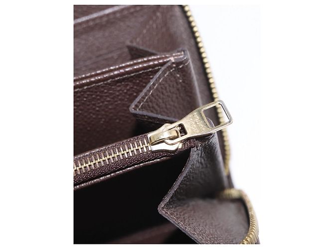LOUIS VUITTON Monogram Empreinte Zippy Wallet Dark Brown M60548 LV - vista 10