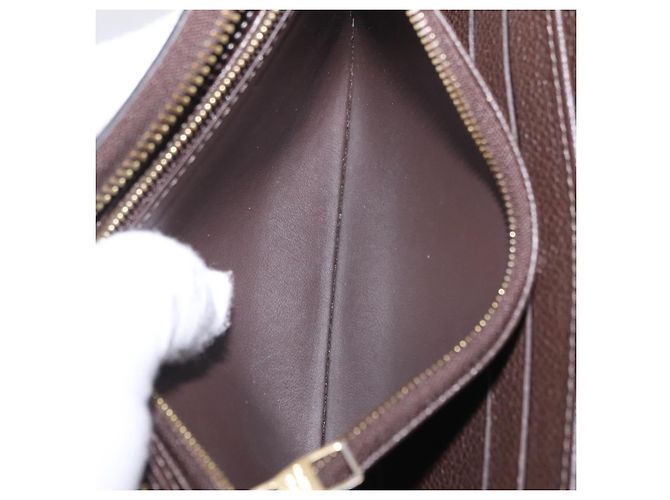 LOUIS VUITTON Monogram Empreinte Zippy Wallet Dark Brown M60548 LV - vista 11