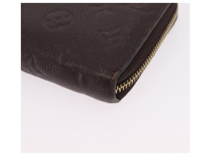 LOUIS VUITTON Monogram Empreinte Zippy Wallet Dark Brown M60548 LV - vista 15